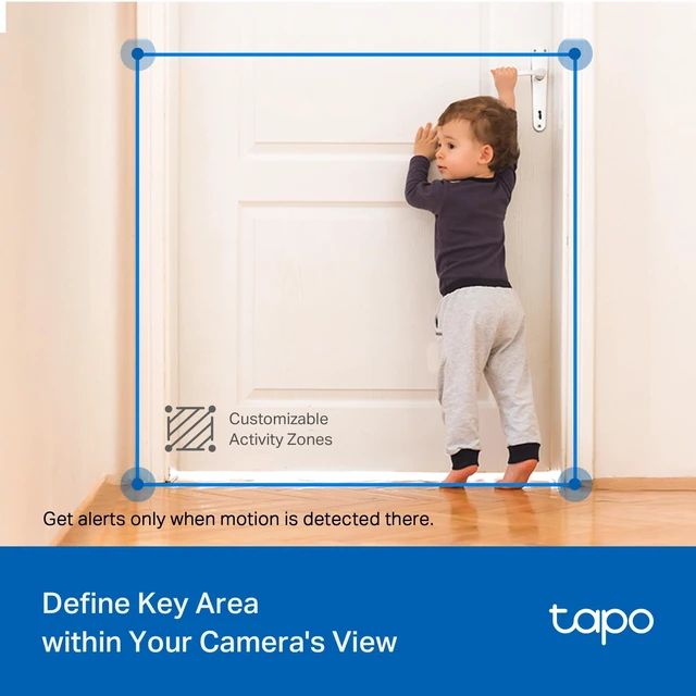 Alt view image 12 of 14 - 2K Indoor/Outdoor Pan/Tilt Wired Security Camera, C216(2-Pack) | Baby Monitor, Person & Baby Cry Detection, 360° Motion Tracking, Color Night Vision, Subscription-Free Local Storage or Cloud