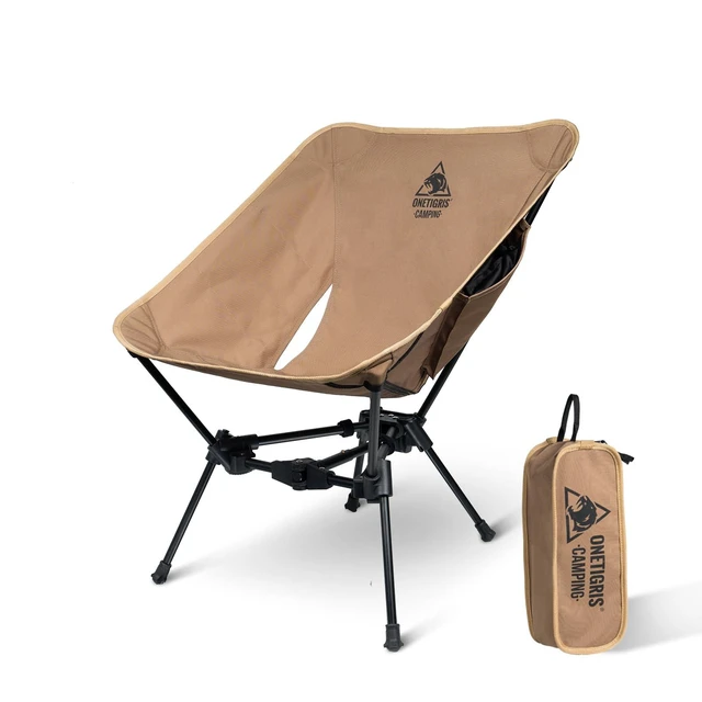 Alt view image 8 of 14 - Tigerblade Camping Chair, Lightweight Folding Backpacking Hiking Chair, Compact Portable 330 lbs Capacity