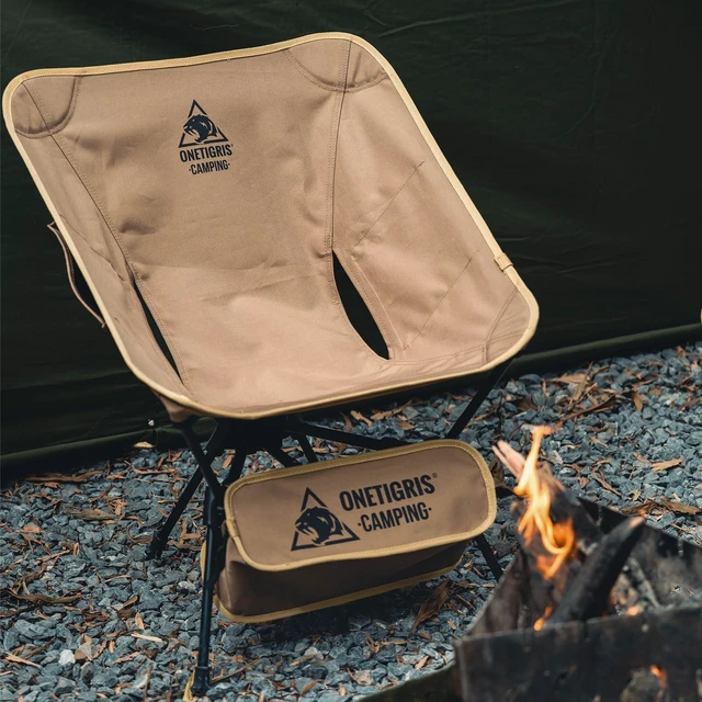 Alt view image 10 of 14 - Tigerblade Camping Chair, Lightweight Folding Backpacking Hiking Chair, Compact Portable 330 lbs Capacity