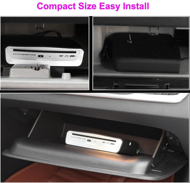 Alt view image 12 of 14 - External Portable CD Player for Car USB Car CD Player | For Car Android Navigation, Plug and Play, Android Version 4.4 and Above,for Car,desktops, laptops and Android smart TVs.