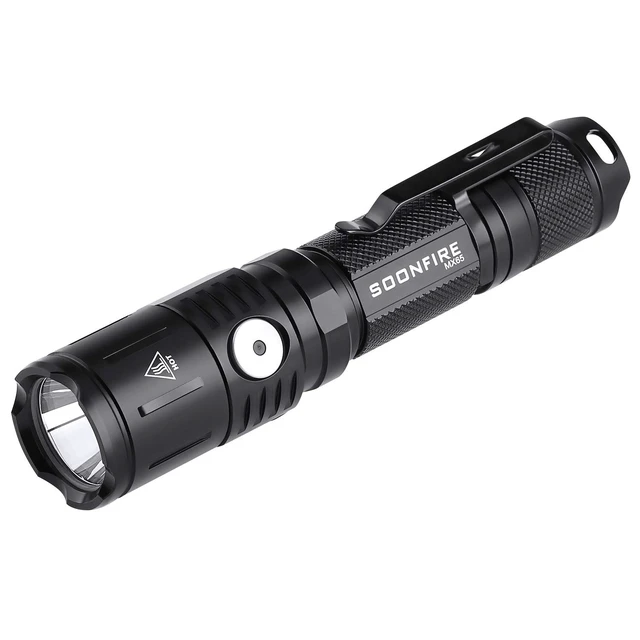 Alt view image 3 of 4 - MX65 Tactical Flashlight 1060 Lumens Built-in a Fast Charging Rechargeable LED Handheld Flashlights 5 Brightness Waterproof Flashlight