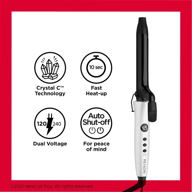 Alt view image 11 of 12 - Crystal C + Ceramic Hair Curling Iron | Long-Lasting Shine and Less Frizz, (1 in)