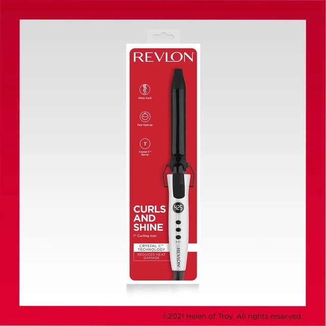 Alt view image 12 of 12 - Crystal C + Ceramic Hair Curling Iron | Long-Lasting Shine and Less Frizz, (1 in)