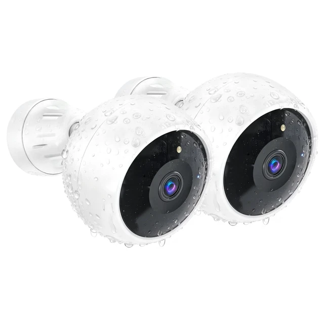 Alt view image 8 of 14 - Security Cameras Wireless Outdoor, 2K Camera for Home Security | Battery Camera, Indoor Camera, Color Night Vision, 2.4G WiFi, 2-Way Talk, Siren Alarm, AI Motion Detection, 2 Pack