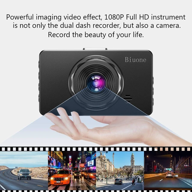 Alt view image 10 of 14 - Dash Cam Front and Rear, 1080P Dash Camera for Cars with 32G Card | Car Dash Cam Dashboard Camera with Super Night Vision,G-Sensor, Parking Monitor, Loop Recording, Motion Detection Car Camera