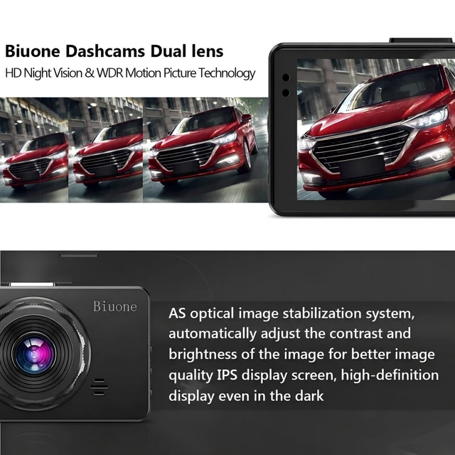 Alt view image 13 of 14 - Dash Cam Front and Rear, 1080P Dash Camera for Cars with 32G Card | Car Dash Cam Dashboard Camera with Super Night Vision,G-Sensor, Parking Monitor, Loop Recording, Motion Detection Car Camera