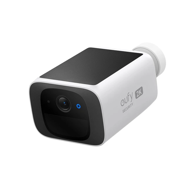 Alt view image 8 of 14 - SoloCam S220, Solar Security Camera, Wireless Camera Outdoor | 2K Resolution, Continuous Power, Built-in 8GB, No Subscription, HomeBase 3 Compatible, for Outdoor Surveillance
