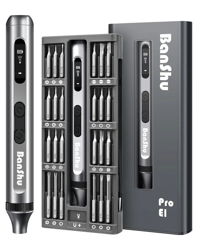 Alt view image 8 of 14 - Mini Electric Screwdriver, 52 in 1 Precision Screwdriver Set | Small Power Screwdriver for Glasses, Watch, Jewelers, iPhone, Laptop, MacBook, Xbox, PS5, PC, Computer, Switch, Electronics