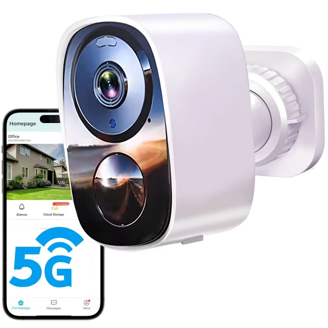 Alt view image 8 of 14 - 2026 Upgraded 2K Security Cameras Wireless Outdoor, Free Cloud Storage, 1-6 Months Battery Life, Waterproof, 2-Way Talk, AI Motion Detection Spotlight Siren Alarm Cameras for Home Security
