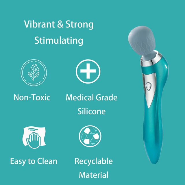 Alt view image 9 of 12 - Handheld Personal Massager, Personal Tension Relief, Portable Rechargeable Body Massage Tool, Cordless Wand Massager for Women, Men Full Body Relax, Back Massage Gift Hand Held
