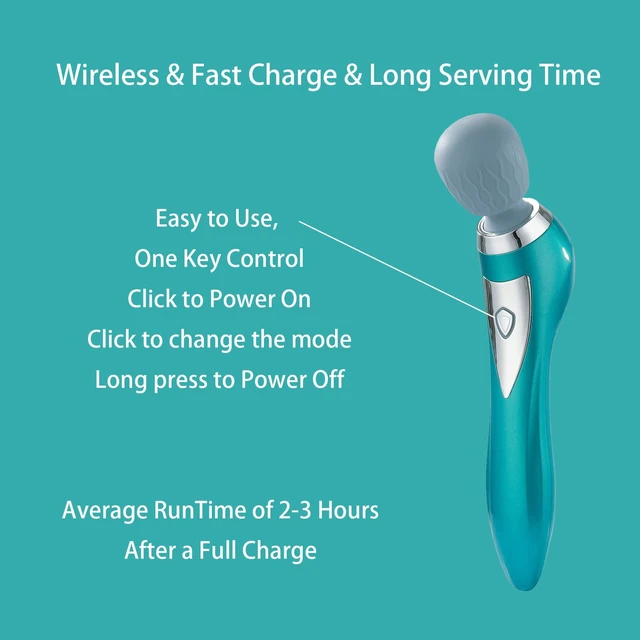 Alt view image 10 of 12 - Handheld Personal Massager, Personal Tension Relief, Portable Rechargeable Body Massage Tool, Cordless Wand Massager for Women, Men Full Body Relax, Back Massage Gift Hand Held