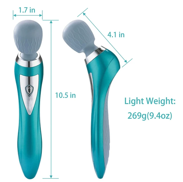 Alt view image 12 of 12 - Handheld Personal Massager, Personal Tension Relief, Portable Rechargeable Body Massage Tool, Cordless Wand Massager for Women, Men Full Body Relax, Back Massage Gift Hand Held
