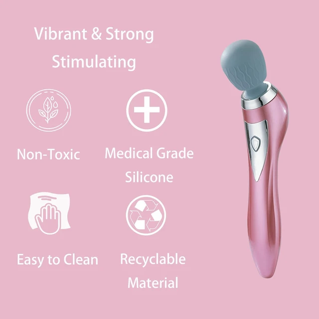 Alt view image 9 of 12 - Personal Handheld Vibrating Massager-Cordless Full Body Massager, Electric Massager for Face Neck Back Shoulder Waist Leg Feet, Portable 5 Mode Vibration Massager for Women Men