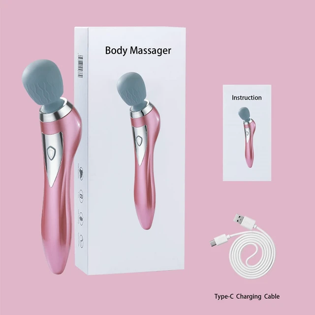 Alt view image 11 of 12 - Personal Handheld Vibrating Massager-Cordless Full Body Massager, Electric Massager for Face Neck Back Shoulder Waist Leg Feet, Portable 5 Mode Vibration Massager for Women Men
