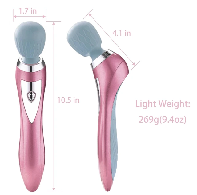 Alt view image 12 of 12 - Personal Handheld Vibrating Massager-Cordless Full Body Massager, Electric Massager for Face Neck Back Shoulder Waist Leg Feet, Portable 5 Mode Vibration Massager for Women Men