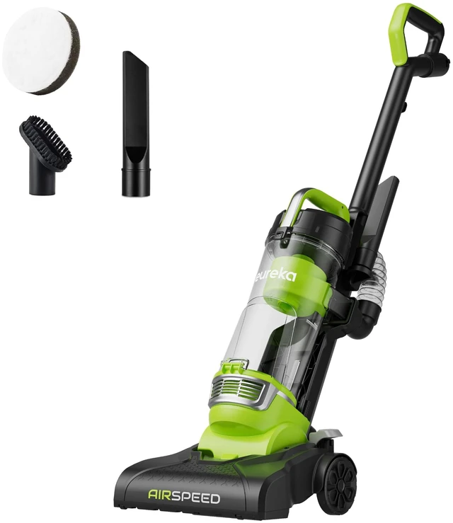 Alt view image 8 of 14 - Vacuum Cleaners for Home,Airspeed Ultra-Lightweight, NEU10AE4 | Senior-Friendly 7.7 lb Pet Hair Upright Vacuum, Carpet & Hard Floor, Brush, Crevice Tool, Washable Filter, Green