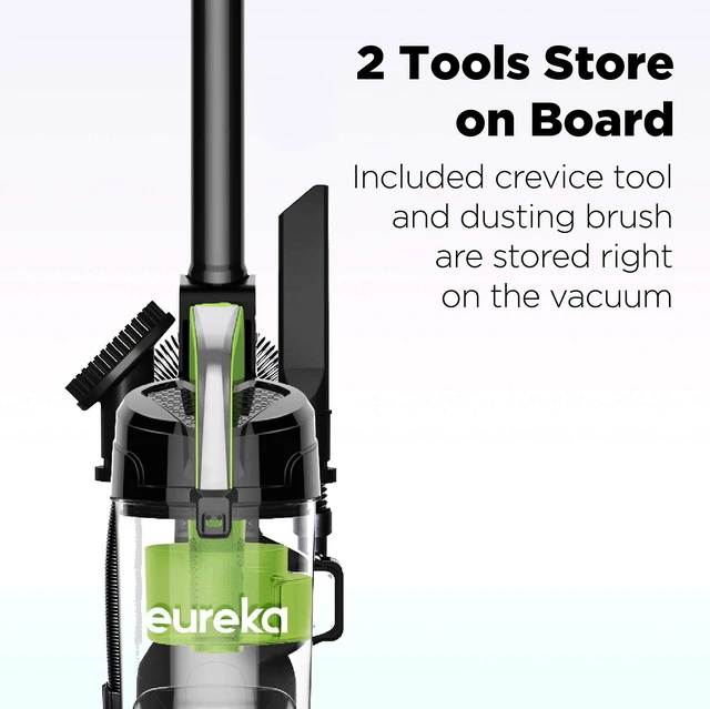 Alt view image 11 of 14 - Vacuum Cleaners for Home,Airspeed Ultra-Lightweight, NEU10AE4 | Senior-Friendly 7.7 lb Pet Hair Upright Vacuum, Carpet & Hard Floor, Brush, Crevice Tool, Washable Filter, Green