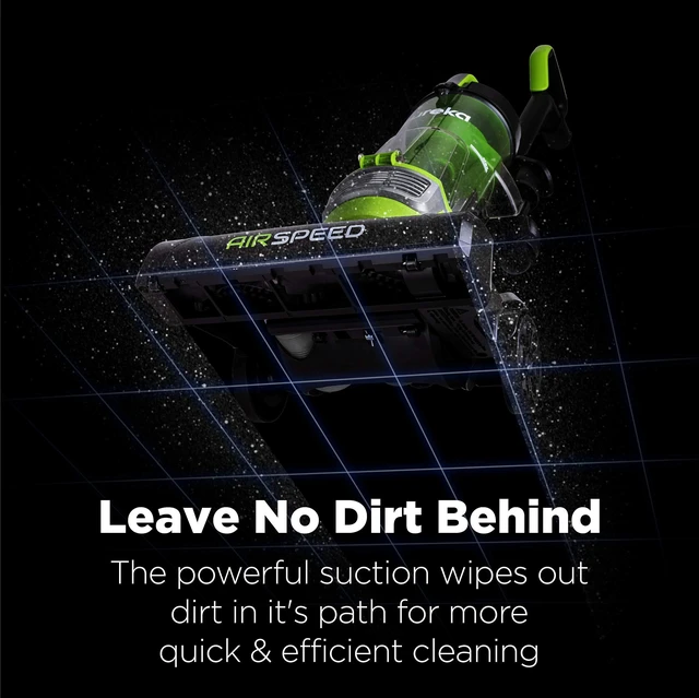 Alt view image 14 of 14 - Vacuum Cleaners for Home,Airspeed Ultra-Lightweight, NEU10AE4 | Senior-Friendly 7.7 lb Pet Hair Upright Vacuum, Carpet & Hard Floor, Brush, Crevice Tool, Washable Filter, Green