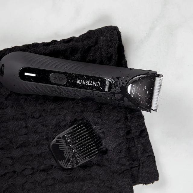 Alt view image 14 of 14 - ® The Lawn Mower® 3.0 Plus Groin & Body Hair Trimmer | Updated SkinSafe® Trimmer Blade, Waterproof Wet/Dry Groomer, USB-C Rechargeable, Mens Wireless Ball Shaver, Tuxedo Black