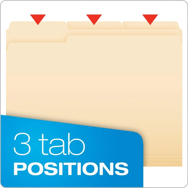 Alt view image 9 of 14 - File Folders,250 Bulk Package,Durable Manila Folders,Letter Size (8.5" x 11"),3 Tabs for Easy Labeling,Everyday Filing Essential for Offices,Classrooms&Home Document Organization (Pack of 2)