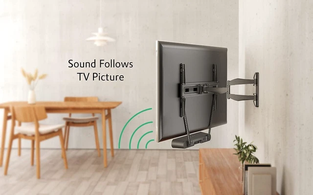 Alt view image 11 of 12 - ynVISION.DESIGN TV Mount Bracket Compatible with Sonos Ray Soundbar - Mount Directly Underneath Existing tv (TV Wall Mount Not Included)