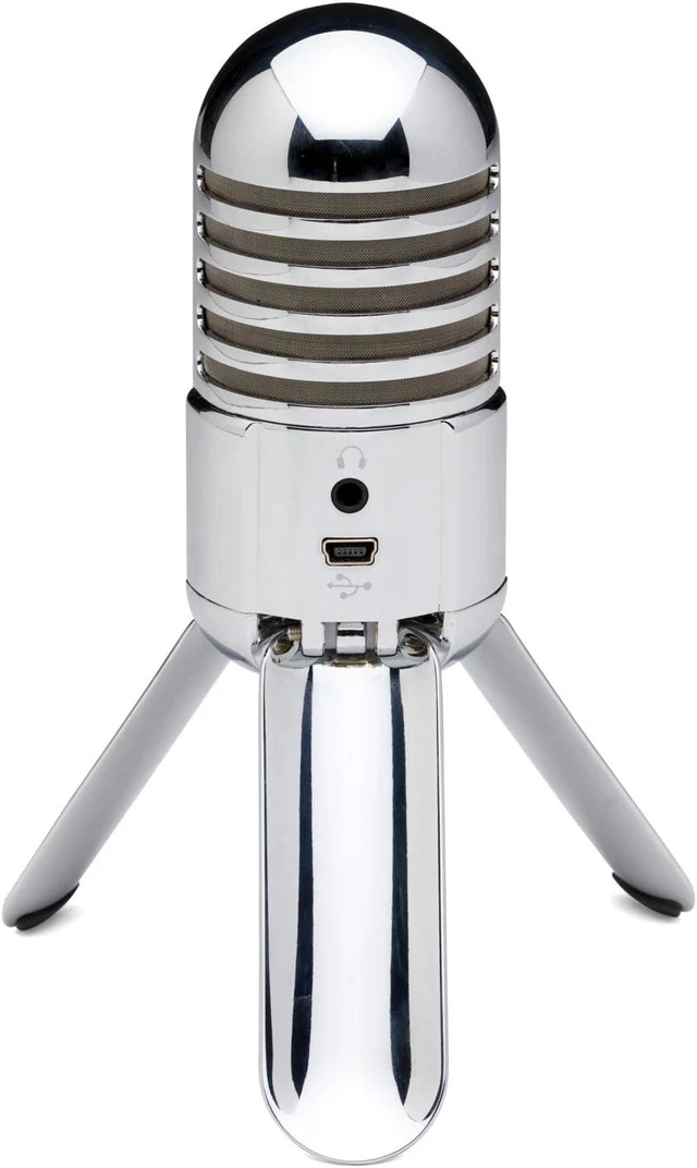 Alt view image 10 of 14 - Samson Meteor Mic USB Condenser Podcasting Podcast Recording Desktop Microphone