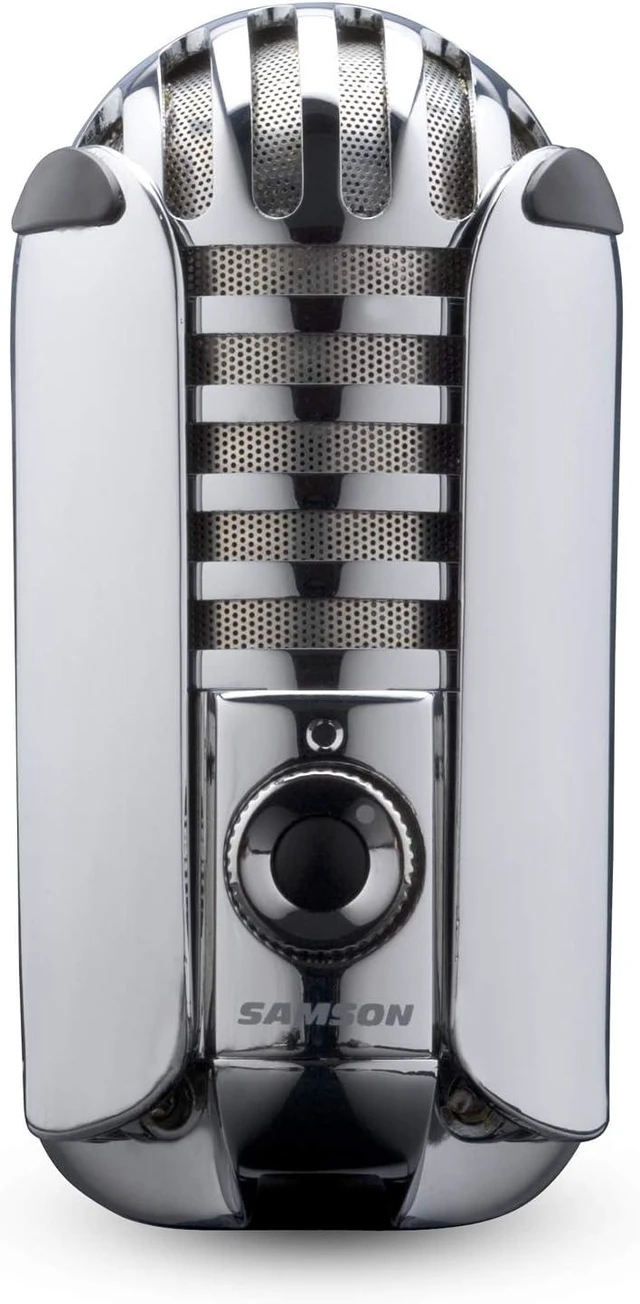 Alt view image 9 of 14 - Samson Meteor Mic USB Condenser Podcasting Podcast Recording Desktop Microphone