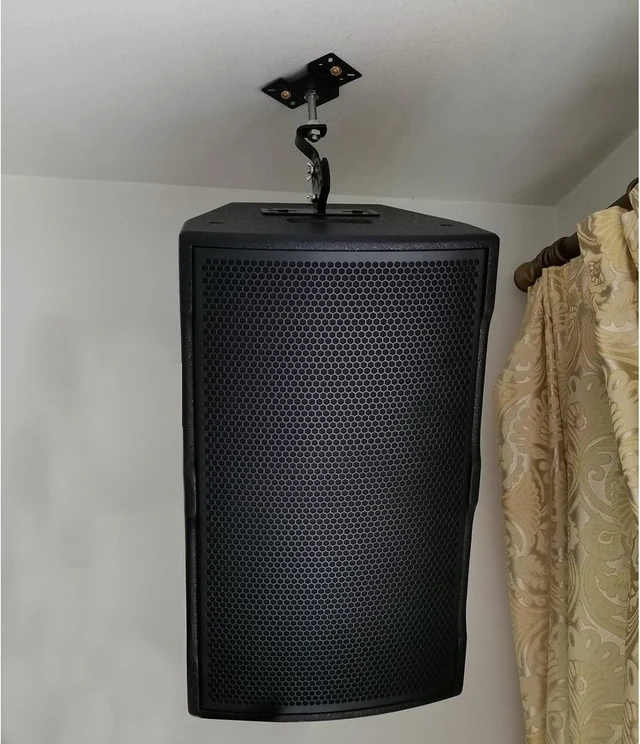 Alt view image 10 of 12 - Ceiling Speaker Mount,Swivel & Tilt, Speaker Ceiling Mount Bracket Compatible with Most 8" 10" 12" 15" Speakers,Hold up to 100lbs,SPS-506D (2 Packs Black)