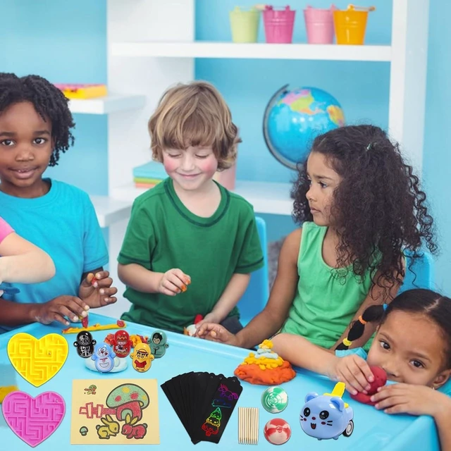 Alt view image 14 of 14 - 1000 Pcs Party Favors for Kids, Fidget Toys Bulk, Birthday Gift Toys, Fidgets Stocking Stuffers, Treasure Box Birthday Party, Goodie Bag Stuffers, Carnival Prizes, Pinata Filler Stuffers for Classroom