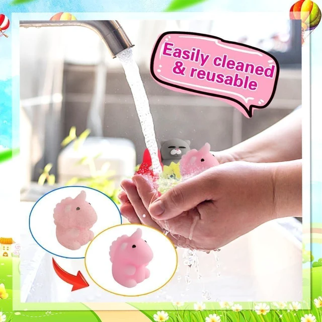 Alt view image 13 of 14 - 80Pcs Party Favors for Kids 4-8, Kawaii Squishies Mochi Squishy Toy Bulk Fidget Sensory Toys Birthday Gifts for Boys Girls, Easter Basket Stuffers Egg Fillers Treasure Box Classroom Prizes Goodie Bag