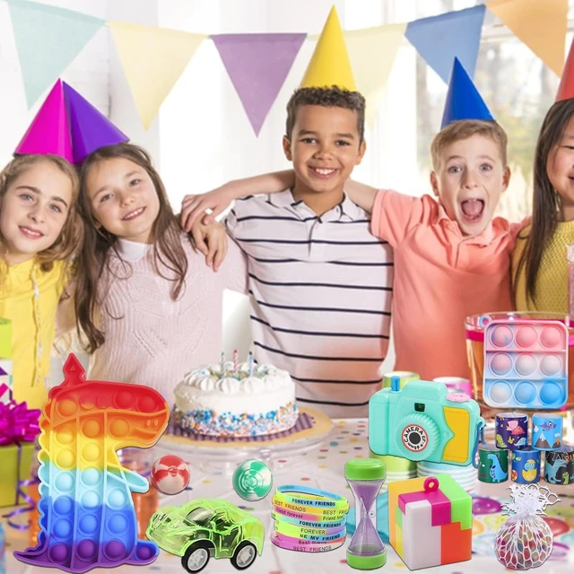 Alt view image 13 of 14 - 1000 Pcs Party Favors for Kids, Fidget Toys Bulk, Birthday Gift Toys, Fidgets Stocking Stuffers, Treasure Box Birthday Party, Goodie Bag Stuffers, Carnival Prizes, Pinata Filler Stuffers for Classroom