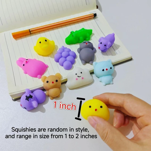 Alt view image 14 of 14 - 80Pcs Party Favors for Kids 4-8, Kawaii Squishies Mochi Squishy Toy Bulk Fidget Sensory Toys Birthday Gifts for Boys Girls, Easter Basket Stuffers Egg Fillers Treasure Box Classroom Prizes Goodie Bag