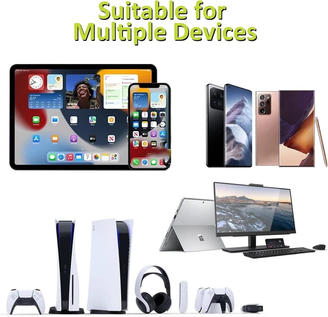 Alt view image 14 of 14 - Wireless Mics, Wireless Clip on Microphones, Lapel Microphone A2d One Pair Two, for Android Phone, iPhone 15, Laptop, Video Recording