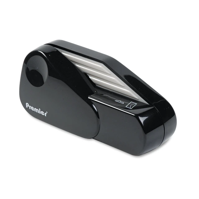 Alt view image 3 of 4 - Model 1624 Handheld Battery Operated Letter Opener, 1.75", Black