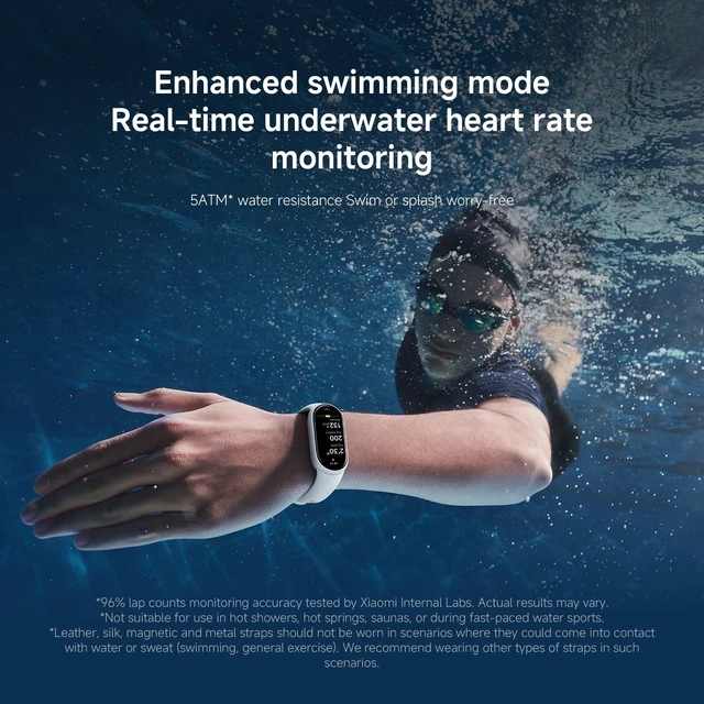 Alt view image 14 of 14 - Smart Band 10 (2025) Global Version - 1.72" AMOLED Display | 21 Days Battery Life | Touchscreen, Multi-Sport Tracker, Activity Tracker, Heart Rate Monitor | BT5.4 - (Mystic Rose)