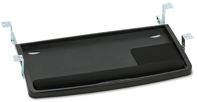 Alt view image 5 of 6 - 60004 Underdesk Keyboard Drawer,w/Mouse Tray,26-Inch x13-1/2-Inch,Black