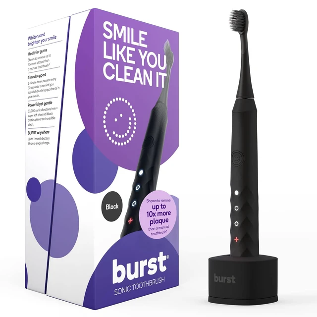 Alt view image 7 of 12 - Original Sonic Electric Toothbrush for Adults (Black) | Soft Bristle | Rechargeable Electric Sonic Toothbrush | Deep Clean Stain & Plaque Removal | 3 Modes: Teeth Whitening, Sensitive & Massage