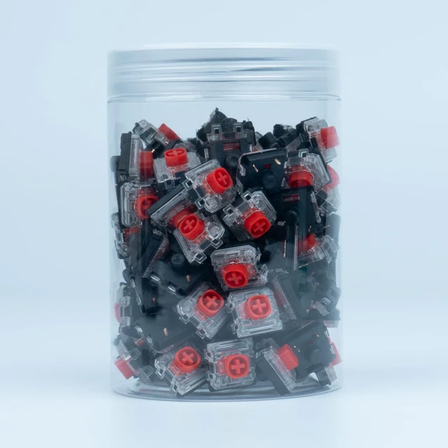 Alt view image 14 of 14 - KS-33 Low Profile Silent 2.0 Keyboard Switches(Red Linear,110) | Linear Silent,45gf,3 Pin,SMD LED,Factory Pre-lubed,compatible for Low Profile MX Mechanical Keyboard