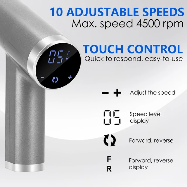 Alt view image 12 of 14 - Upgraded Electric Callus Remover for Feet 4500rpm, Professional Electric Foot Callus Remover Foot Sander Pedicure File with 2 Interchangeable Heads and Replaceable Sandpaper Discs
