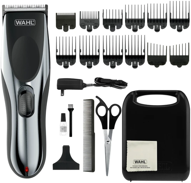 Alt view image 8 of 14 - Clipper Rechargeable Cord/Cordless Haircutting & Trimming Kit | Cordless Haircutting, Trimming Long Beards & All Body Grooming, Use Plugged In Or Cordless 79434