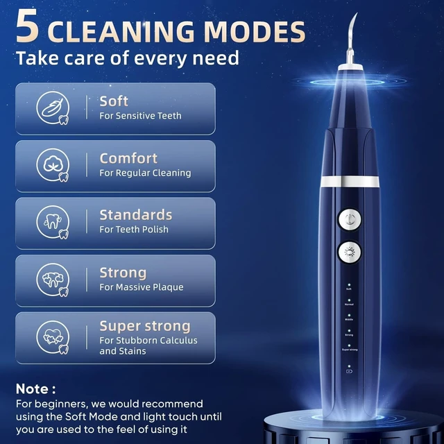 Alt view image 11 of 14 - Plaque Remover for Teeth - Tartar Remover for Teeth, Dental Calculus Remover Teeth Cleaning Kit