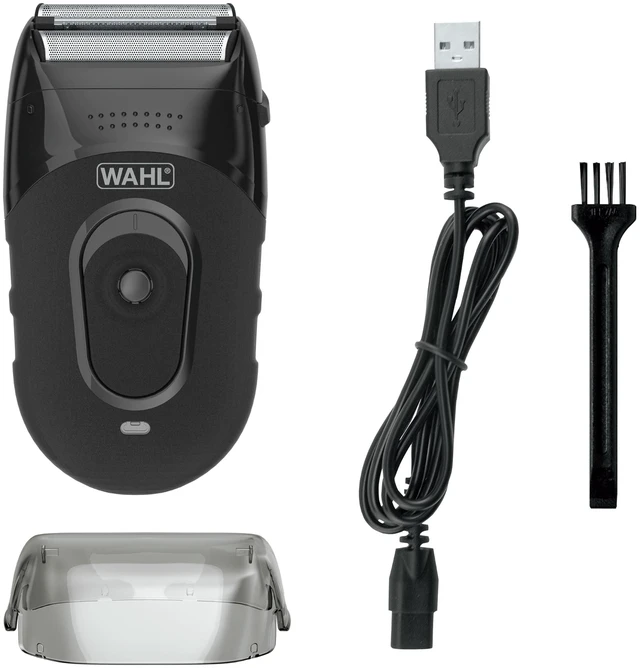 Alt view image 8 of 14 - Compact Lithium-Ion Rechargeable Flexible Foil Shaver Kit & Cutter Bar | Travel-Friendly, Daily Face Shaving, Dual Flexible Foils For A Close & Smooth Shave, Hygienic Rinesable Foils Model 7065