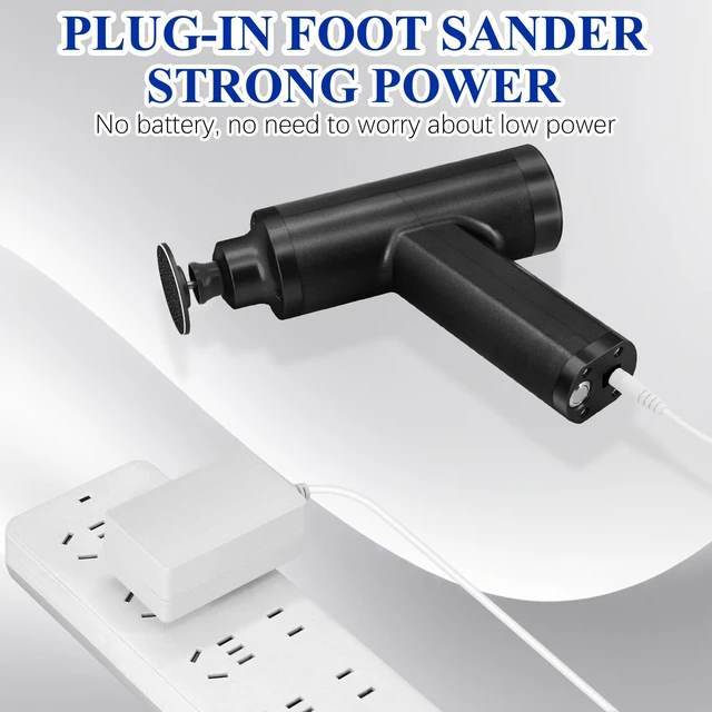 Alt view image 14 of 14 - Upgraded Electric Callus Remover for Feet 4500rpm, Adjustable Speed Electric Foot Callus Remover Foot Sander Grinder Pedicure File for Women Men Dead Skin Cracked Heels (Black)