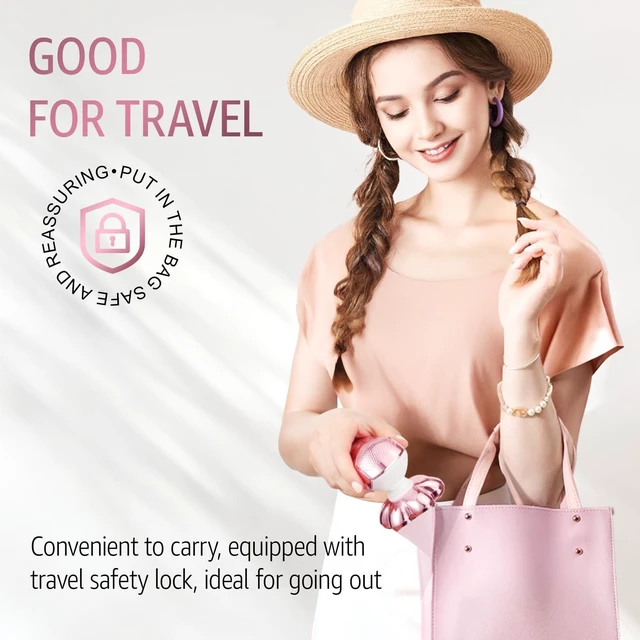 Alt view image 13 of 14 - Electric Razors for Women Legs: Rechargeable Electric Shavers for Body - Waterproof Wet Dry Hair Remover for Lady Face Underarms Public (Glossy Pink)
