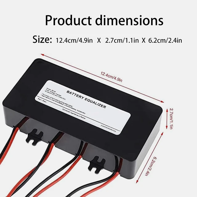Alt view image 6 of 7 - Battery Equalizer 48V, Voltage Balancer for 96V and Any N×48V System, LiFePO4 /Lead Acid/Lithium/Gel/SLA/Ni-Cd/Ni-MH Battery Balancer (HA02)