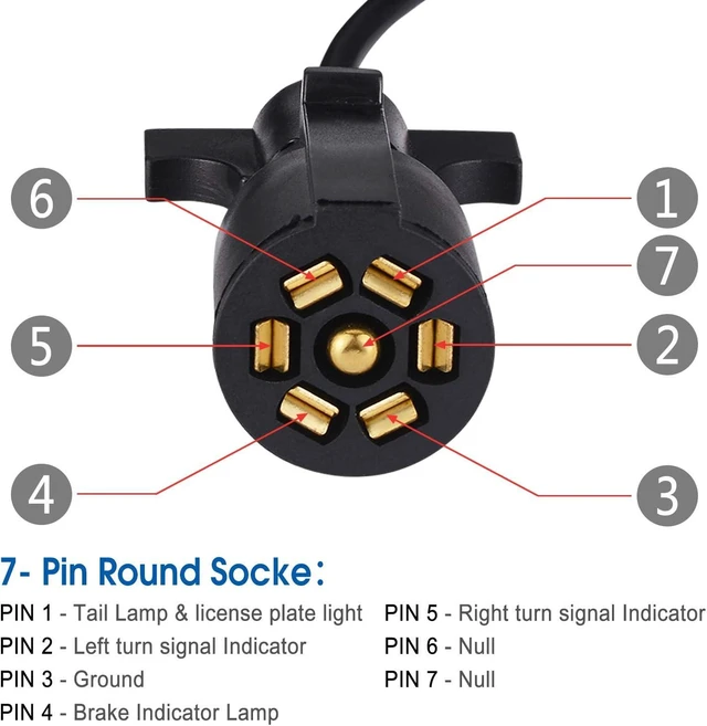 Alt view image 7 of 7 - Magnetic LED Trailer Towing Light Kit, 24ft Cable with 7 pin plug, IP68 Waterproof, DOT Approved