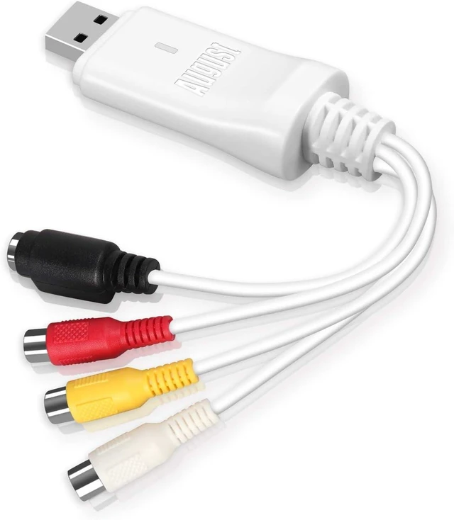 Main image of External USB Video Capture Card VGB300 - Transfer VHS Home Videos to Mac OS and PC Windows - S-Video and Composite in