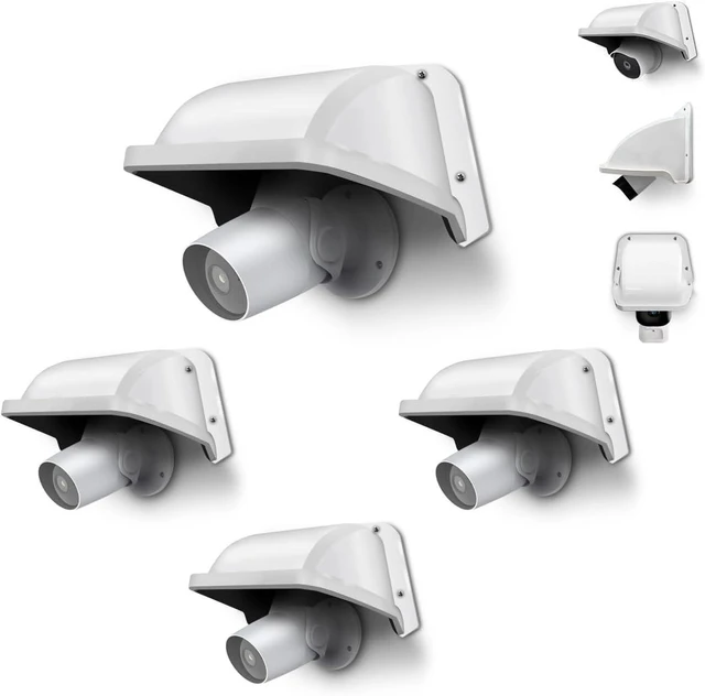 Main image of Sun Rain Cover Shield for Universal Security Camera, Surveillance Camera Cover Shield Protective Roof for Dome/Bullet Outdoor Cameras