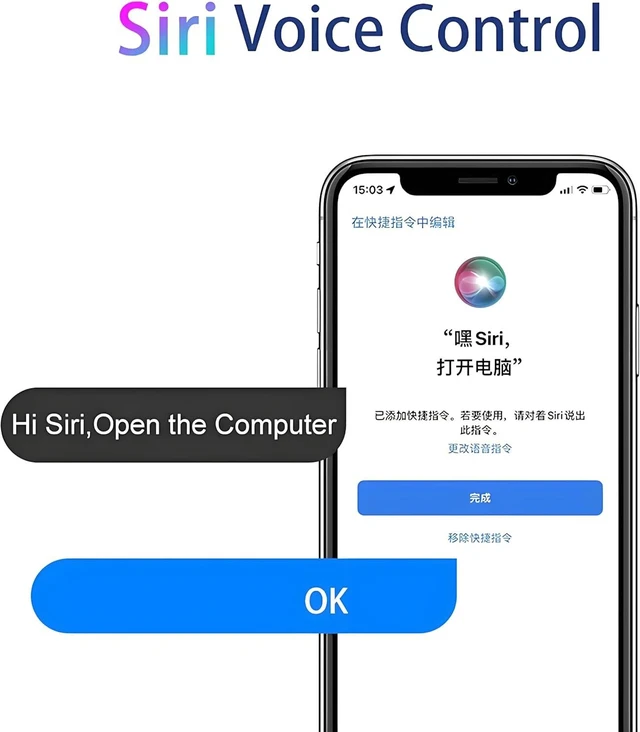 Alt view image 5 of 7 - Matter Over WiFi Remote PC Power Switch, Wireless Desktop PC Power Button Switch ON/Off Control for Computer Motherboard Work with HomeKit, Apple Home, Siri, Alexa, Google, SmartThings