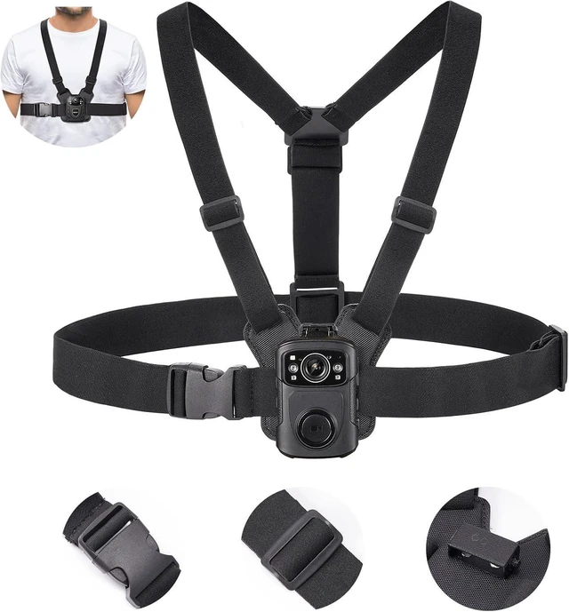 Main image of Dual Shoulder Mount, Body Worn Camera Vest Mount, for All Brand Body Cam, Wearable Body Camera Mount with Adjust Board for Law Enforcement, Collecting Evidence, Free Hands for Video Record